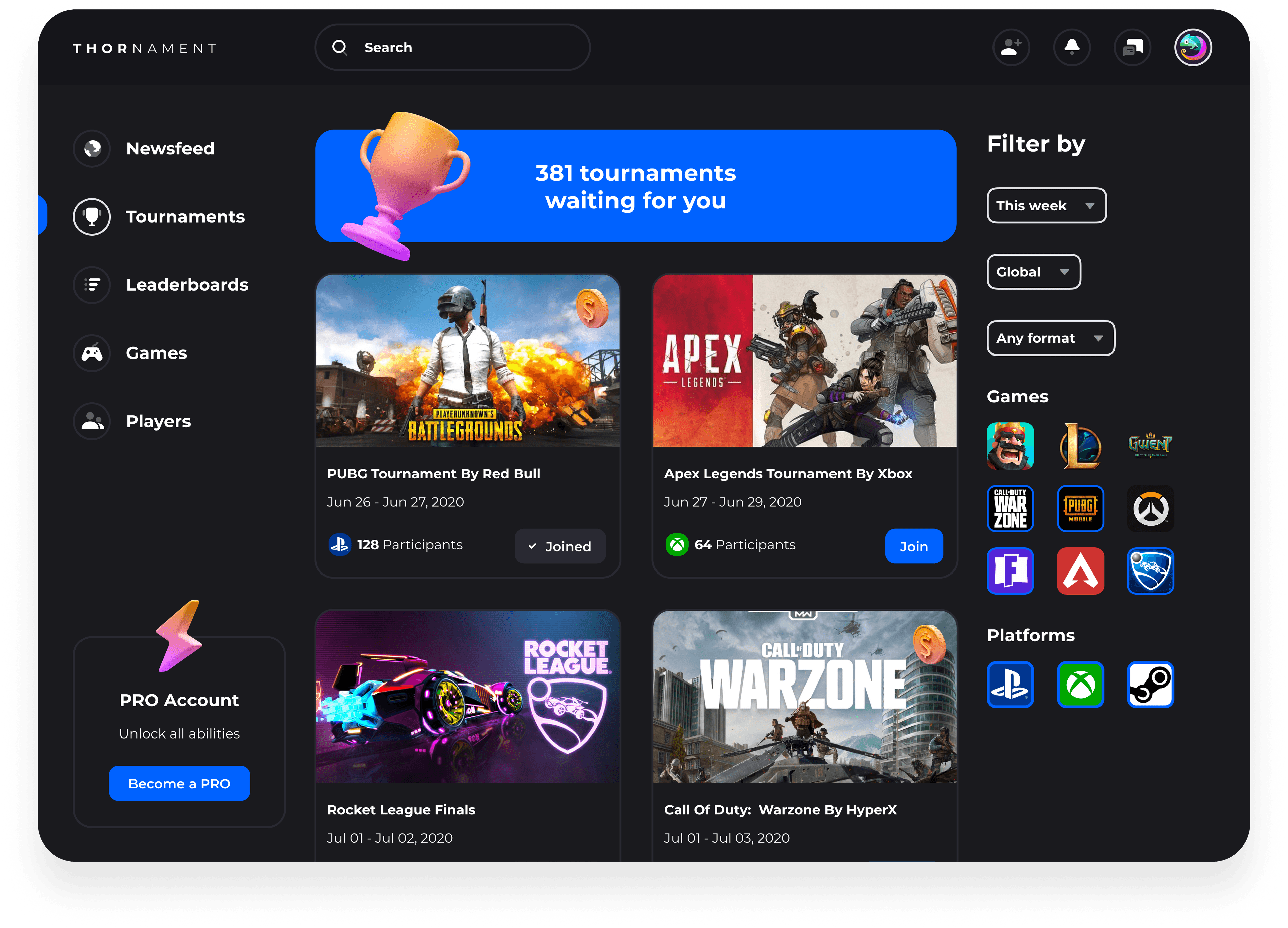 GamersHub Platform Preview